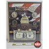 Image 2 : The United States Dollar Story : Coin & Bill Collection in Hard Shell Frame Case (COA) (Includes : 1