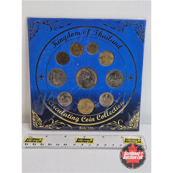 Kingdom of Thailand : Circulating Coin Collection : Ten-Coin Set