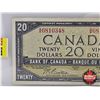 Image 2 : Canada $20 Bill 1954 : Beattie/Rasminsky #GW6810348