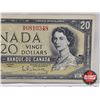 Image 3 : Canada $20 Bill 1954 : Beattie/Rasminsky #GW6810348