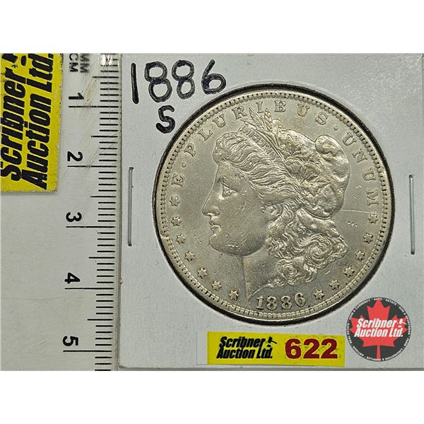 USA Morgan Dollar 1886S