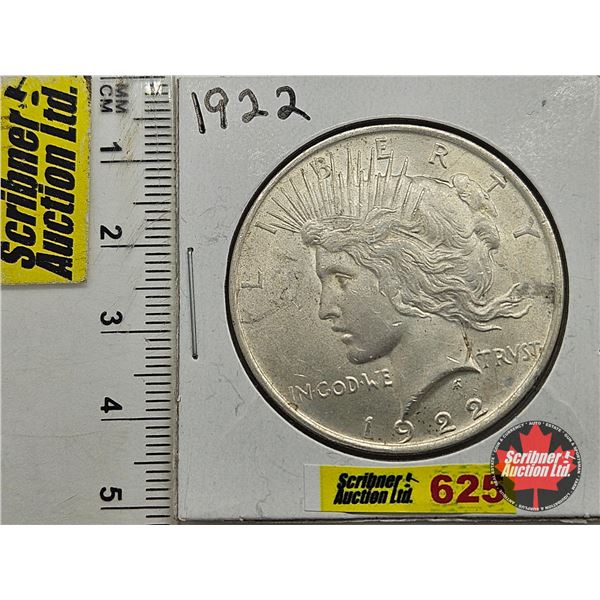 USA Peace Dollar 1922