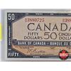 Image 2 : Canada $50 Bill 1954 : Beattie/Rasminsky #BH3880725