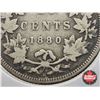 Image 4 : Canada Twenty Five Cent 1880H : Narrow 0