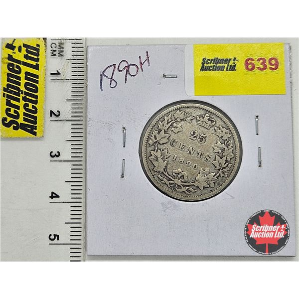 Canada Twenty Five Cent 1890H