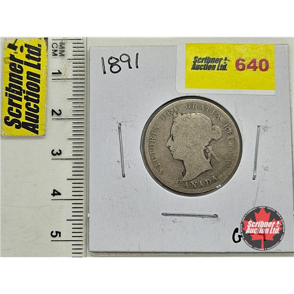Canada Twenty Five Cent 1891