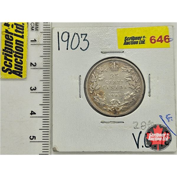 Canada Twenty Five Cent 1903
