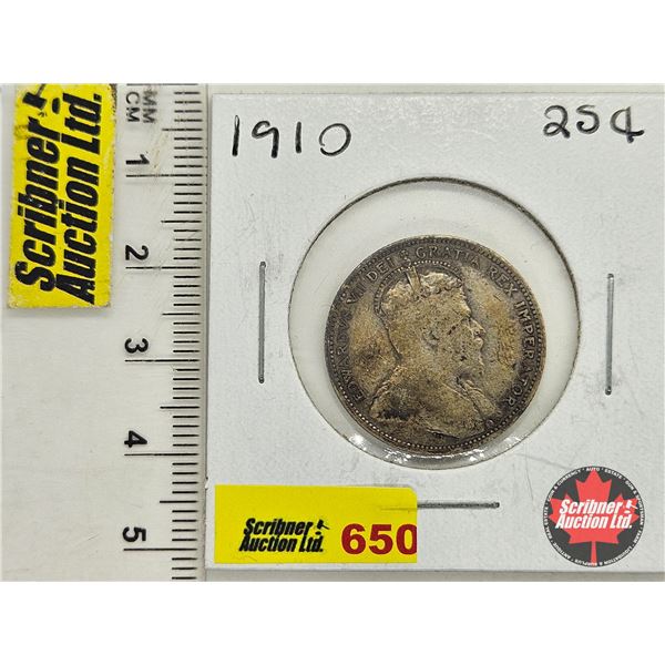 Canada Twenty Five Cent 1910