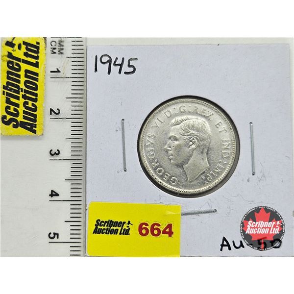 Canada Twenty Five Cent 1945