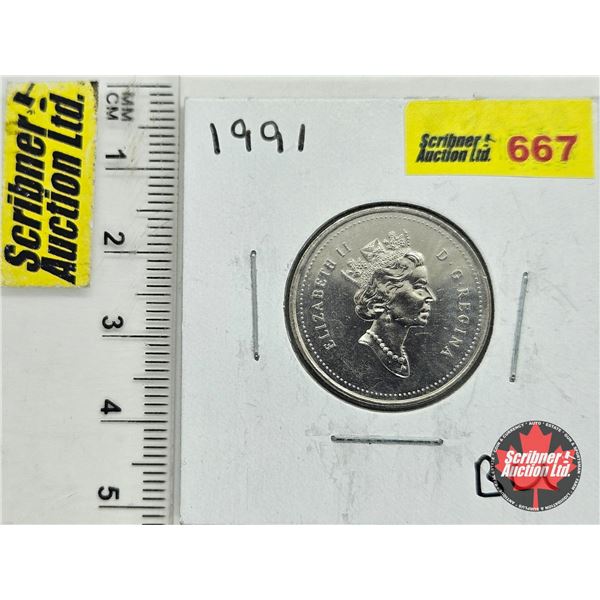 Canada Twenty Five Cent 1991