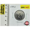 Image 1 : Canada Twenty Five Cent 1991