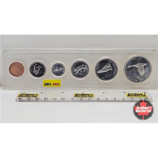 Canada Year Set 1967 Centennial Coins (Hard Shell Case)