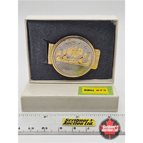 Money Clip : Canada Dollar 1966