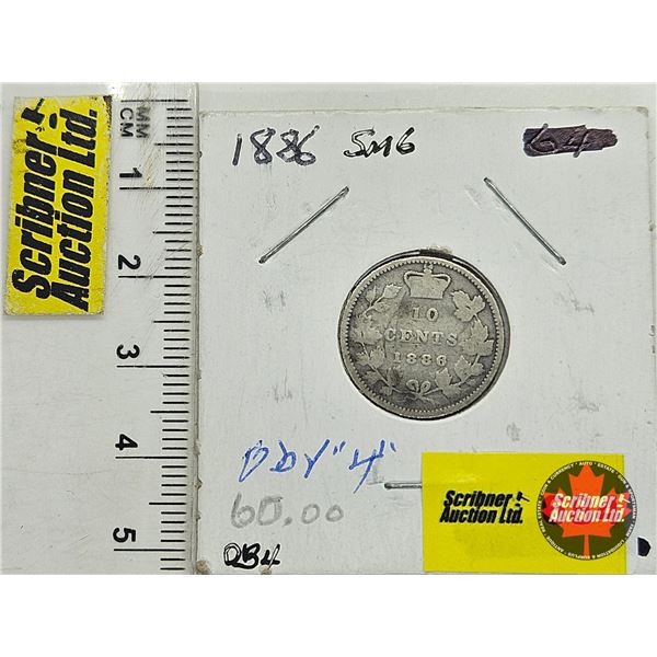 Canada Ten Cent 1886H