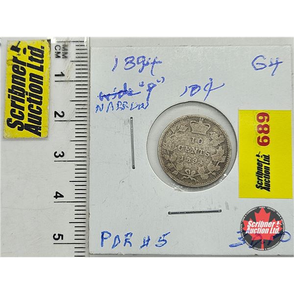 Canada Ten Cent 1894