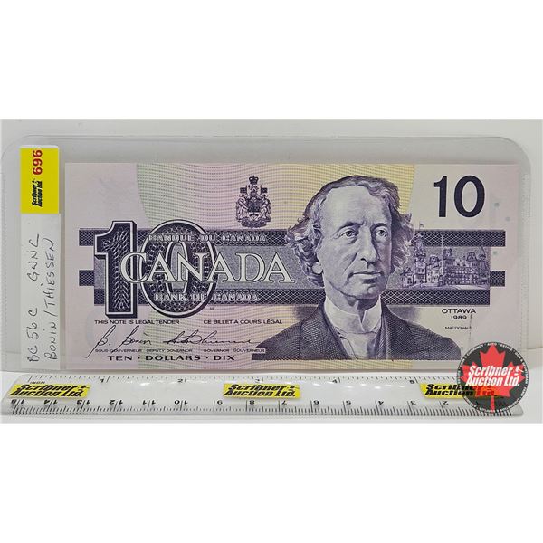 Canada $10 Bill 1989 "Bird Series" : Bonin/Thiessen #BDM5942412