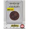 Image 1 : Bronze Medallion 1939 Royal Visit