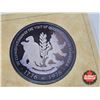 Image 3 : Commemorative Fine Silver Medal : Visit of Queen Elizabeth II to America : 1776 1996 (Limited Editio