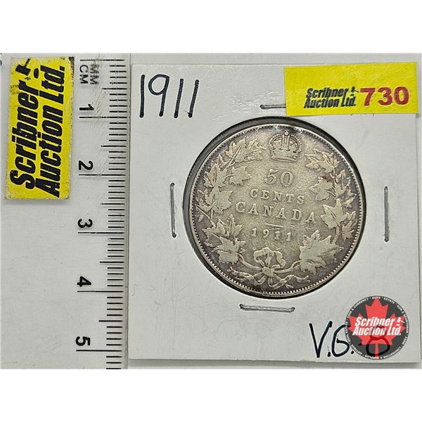 Canada Fifty Cent 1911