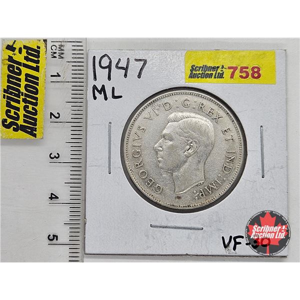 Canada Fifty Cent 1947ML