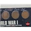 Image 6 : United States Minted Coin Set : World War I : Lincoln Wheat Penny Collection (Hardshell Case)