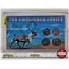 Image 1 : The American Series : North American Wildlife 4-Coin Set (Hardshell Case)
