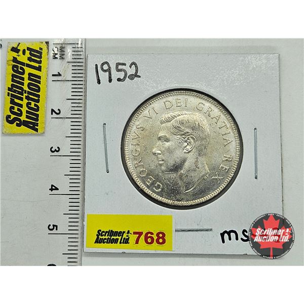 Canada Fifty Cent 1952