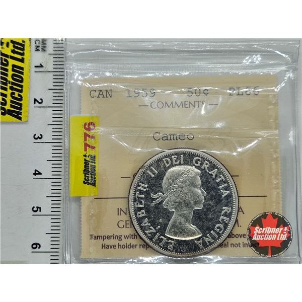 Canada Fifty Cent 1959 (ICCS Cert : PL66)