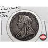 Image 3 : Commemorative Medallion : 1897 Queen Victoria Diamond Jubilee