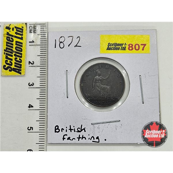 Great Britain 1872 : One Farthing
