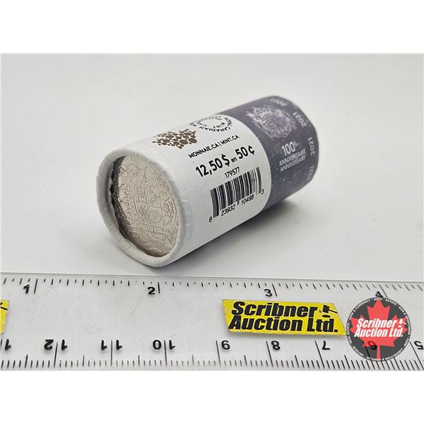 Canada Fifty Cent ROLL 2021 (Special Wrap Roll)
