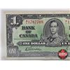 Image 2 : Bank of Canada $1 Bill 1937 : Gordon/Towers #WL1787768