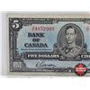 Image 2 : Bank of Canada $5 Bill 1937 : Gordon/Towers #HC4852009