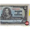 Image 3 : Bank of Canada $5 Bill 1937 : Gordon/Towers #HC4852009