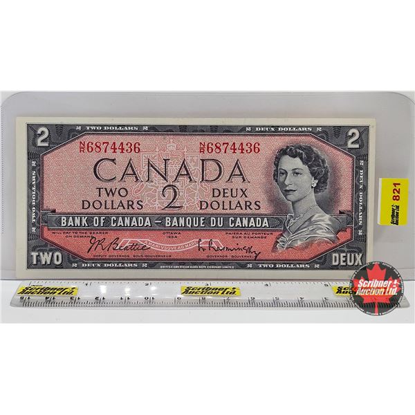 Canada $2 Bill 1954 : Beattie/Rasminsky #NR6874436