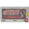 Image 1 : Canada $2 Bill 1954 : Beattie/Rasminsky #NR6874436