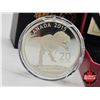 Image 2 : RCM Canada 2015 : $20 Fine Silver Coin : Canadian Dinosaurs : Albertosaurus (COA #1225 : 99.99%)
