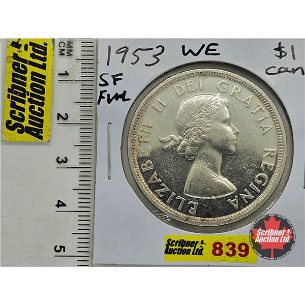 Canada Dollar 1953