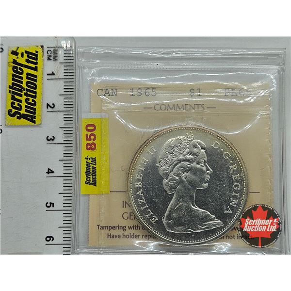 Canada Dollar 1965 (ICCS Cert : PL65 : SB P5)