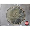 Image 2 : Canada Dollar 1966 (ICCS Cert : MS63 : Large Beads : Heavy Cameo)