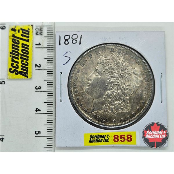 USA Morgan Dollar 1881S
