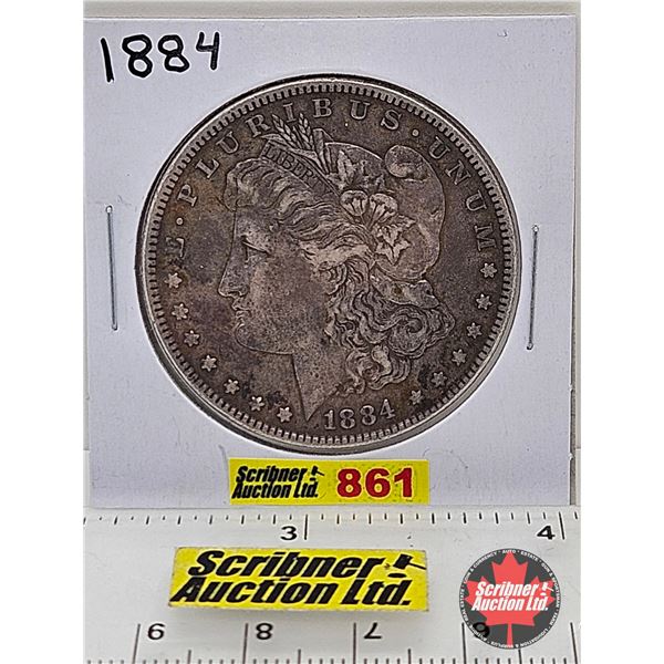 USA Morgan Dollar 1884