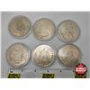 Image 3 : REPLICA USA DOLLARS (6) : 1795; 1796; 1804; 1872; 1878; 1906 (c/w case - not proper fit for round ca