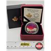 Image 3 : RCM Canada 2017 : $20 Fine Silver Coin : Weather Phenomenon : Fiery Sky (Glow in the Dark) (COA #491