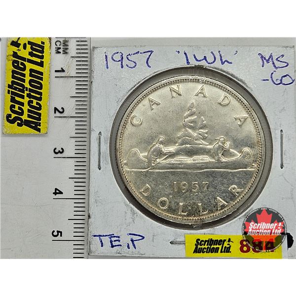 Canada Dollar 1957 One WL