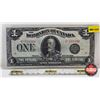 Image 1 : Dominion of Canada $1 Bill 1923 "Horse Blanket" : Hyndman/Saunders (Black Seal)