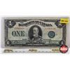 Image 1 : Dominion of Canada $1 Bill 1923 "Horse Blanket" : McCavour/Saunders (Green Seal)