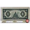 Image 4 : Dominion of Canada $1 Bill 1923 "Horse Blanket" : McCavour/Saunders (Green Seal)