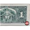Image 8 : Bank of Canada $1 Bill 1937 : Gordon/Towers #OM2510396 (Legacy Cert: About New 53PPQ)
