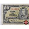 Image 2 : Bank of Canada $20 Bill 1937 : Gordon/Towers #CE3441931